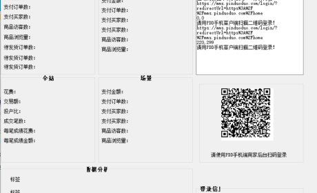 PDD店铺数据监控分析系统1.0